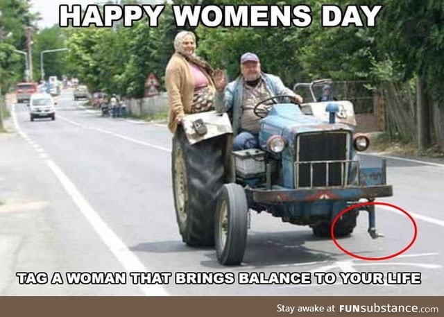 A good wife always balances your life