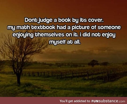 Don't Judge Books By Their Covers