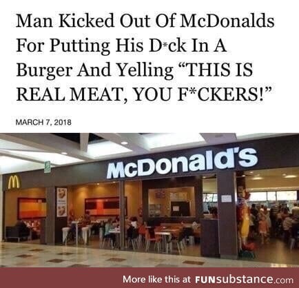 Eat real meat
