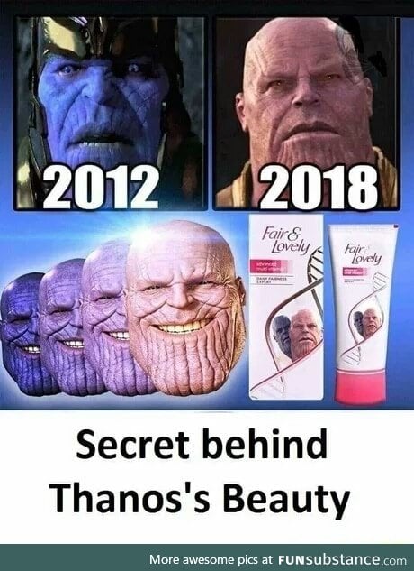 Thanos skin care routine