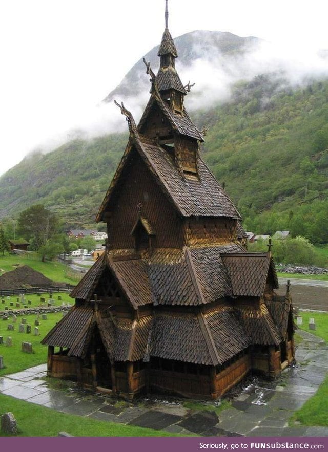 800-year old norwegian church