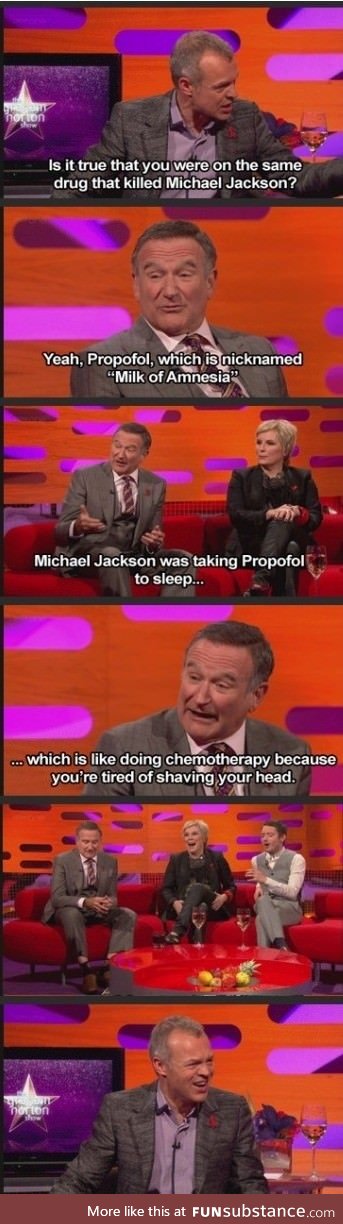 Robin Williams had no chill