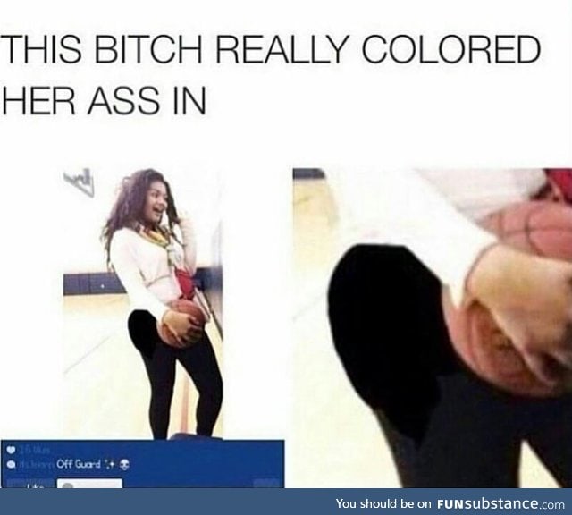 Colored ass