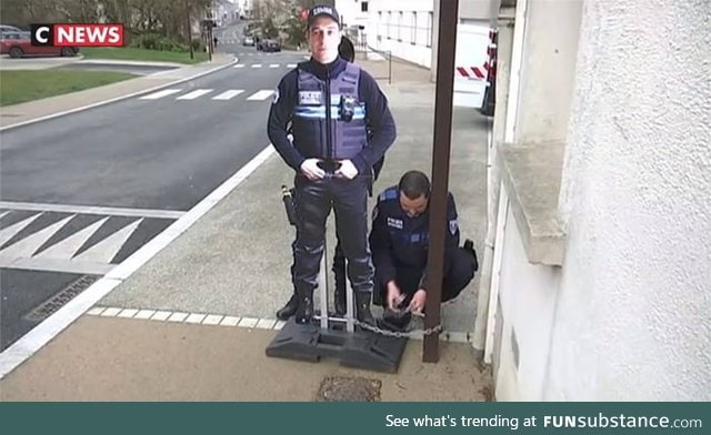 Meanwhile in France we use fake police officers