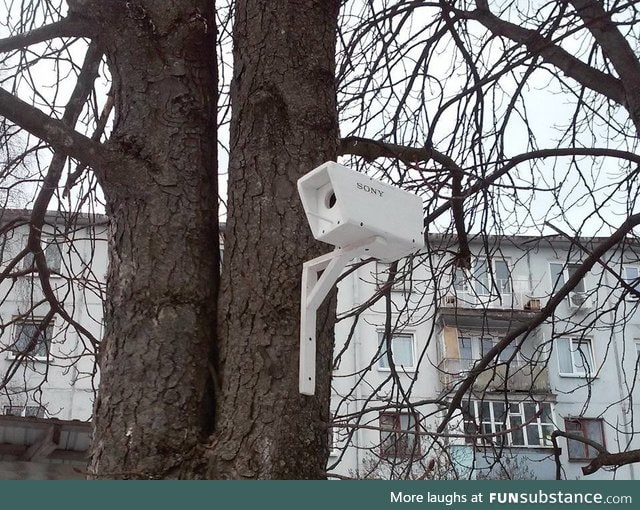 Modern birdhouse