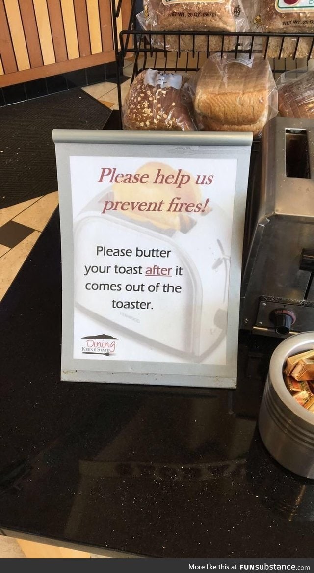 How many times did this have to happen for a sign to be put up?