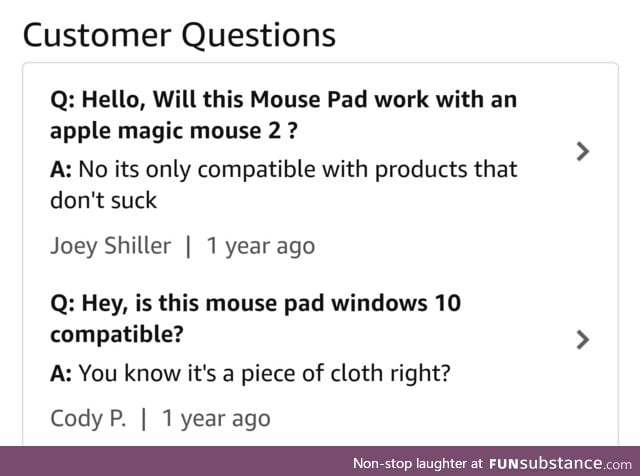Was browsing Mouse Mats on Amazon when suddenly.