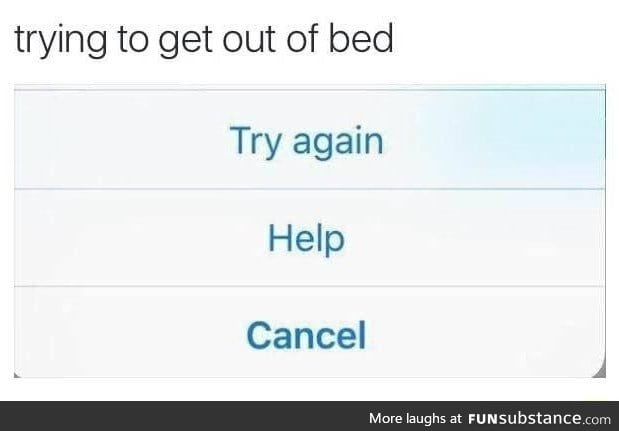 Getting out of bed