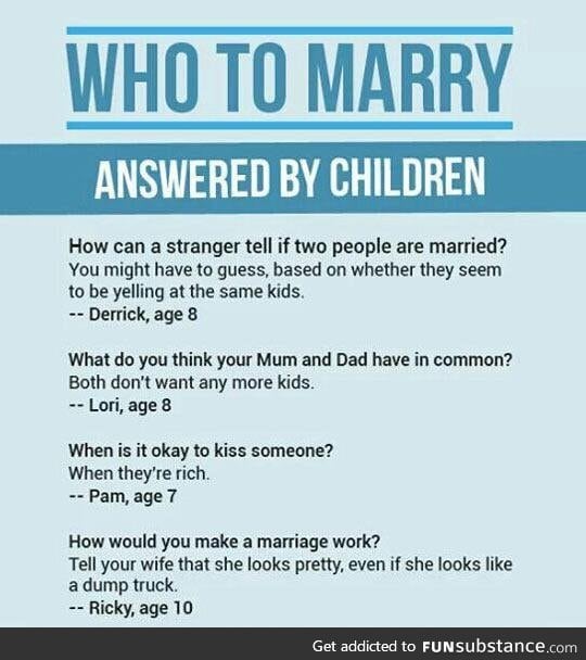 How can you tell if two people are married?