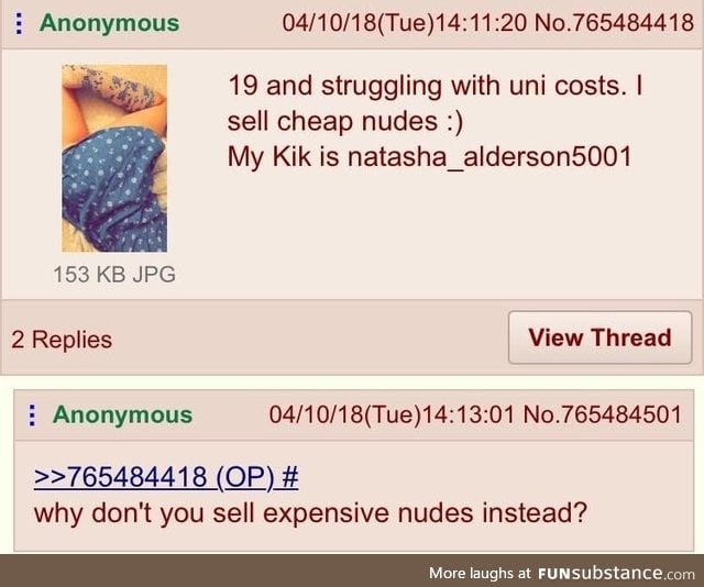Anon helps a poor girl