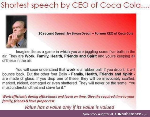 CEO's speech