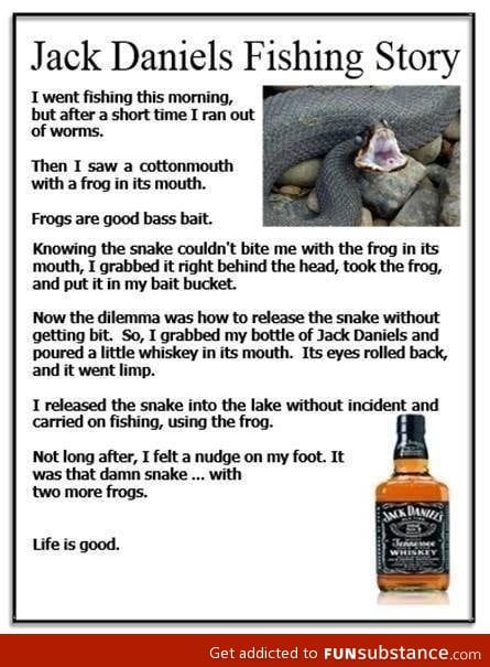 Whiskey and the snake