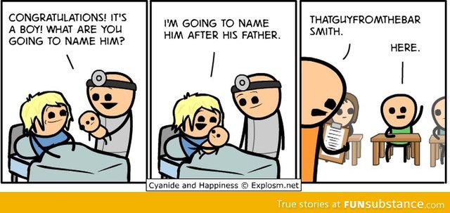 Naming a child
