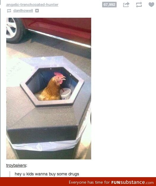 Chicken drug dealer