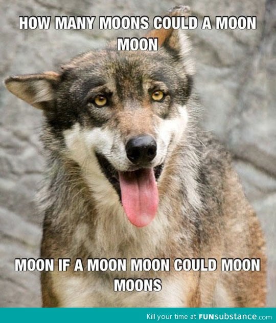 How many moons could a moon moon moon