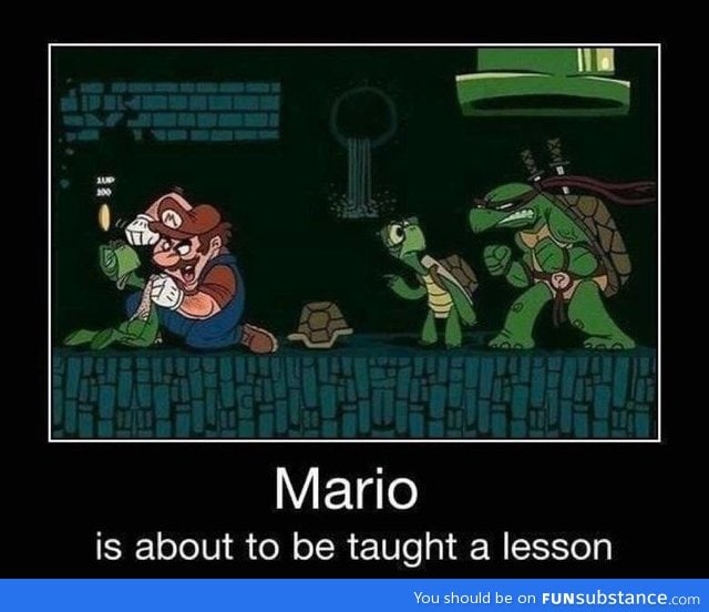 Mario is in trouble