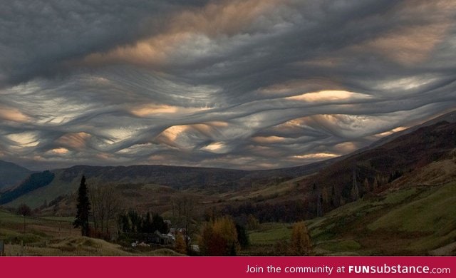 Crazy cloud formation