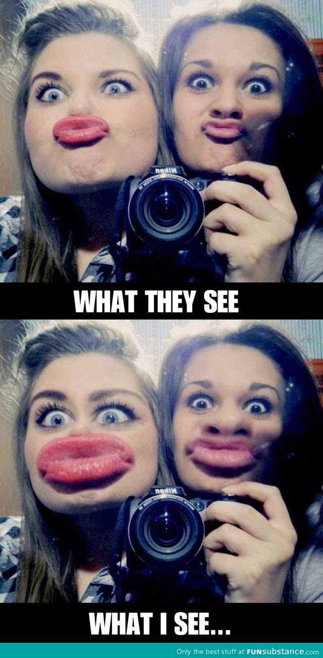 How I see duck faces