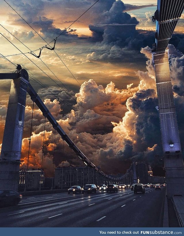 Krymski bridge, moscow