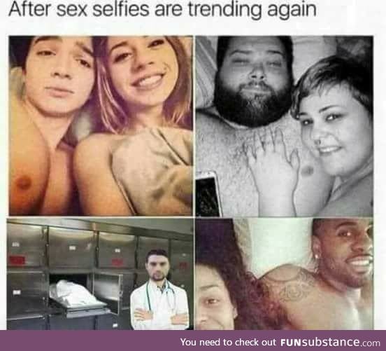 After sex selfies are trending again