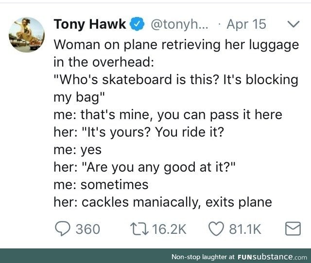 Tony Hawk is such a cool dude