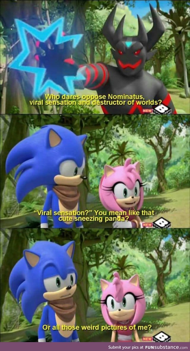 Sonic knows the internet is crazy - FunSubstance