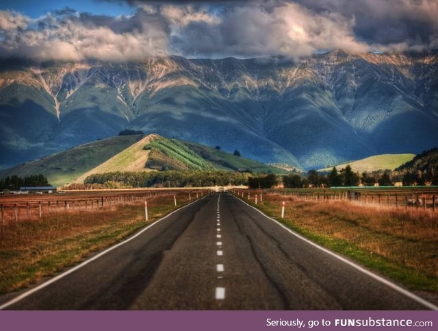 This road in Switzerland
