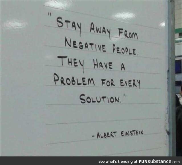 Golden advice from Albert Einstein