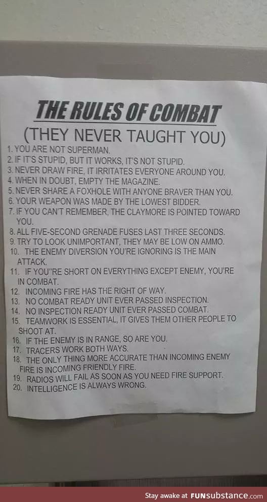 Rules of Combat