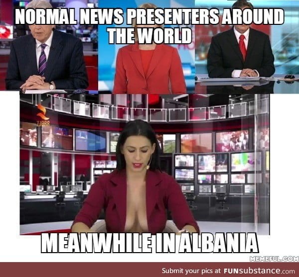 Normal news in Albania
