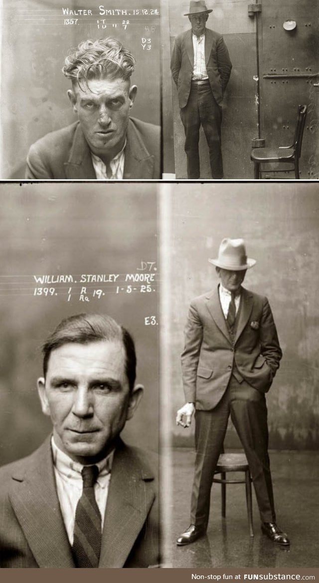 Australian mugshots from the 1920s