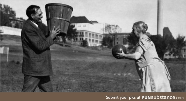 The inventor of basketball, circa 1890's