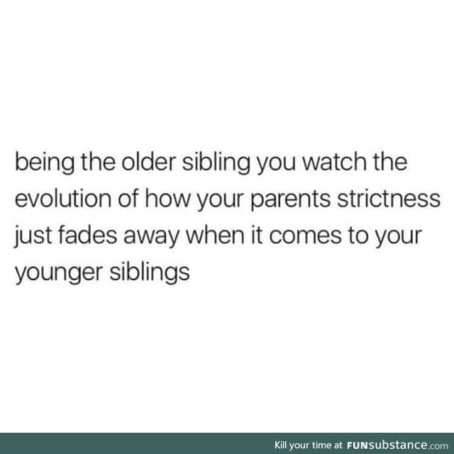 I'm the younger sibling