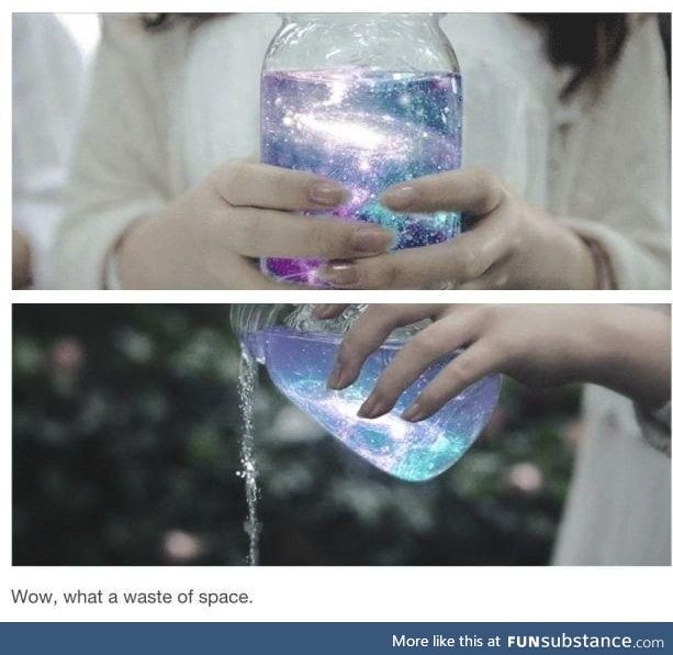 Space in a jar