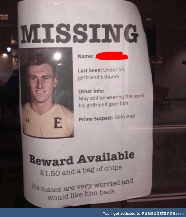 Let’s get him back before Saturday, because those are for the boys