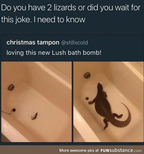 It's a Lush bath bomb