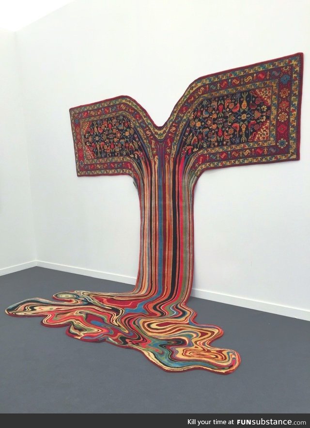 A melting carpet