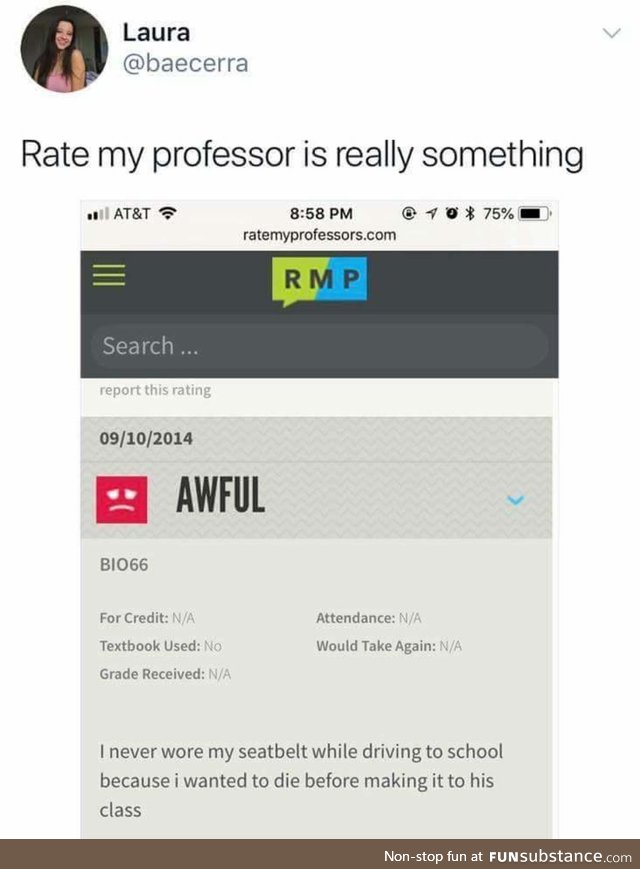 Rate my professor