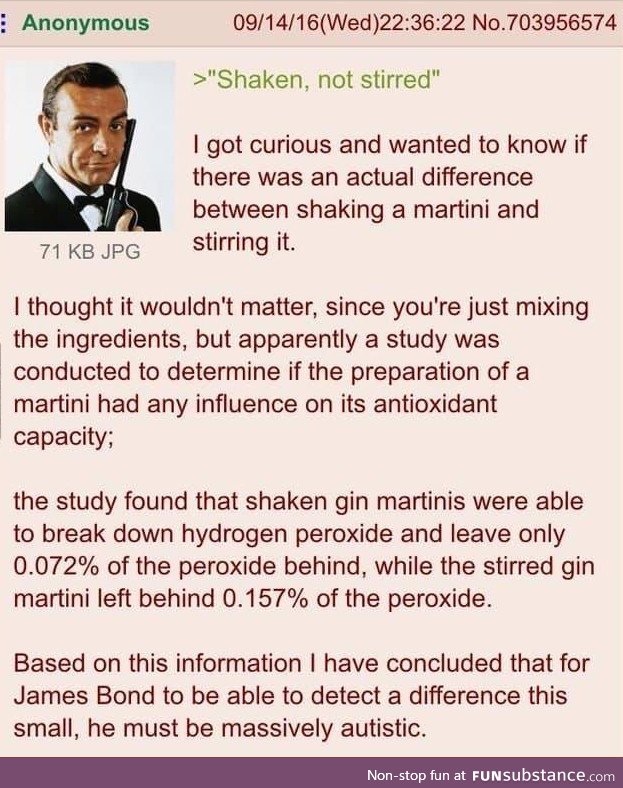 Anon also is autistic for thinking about this