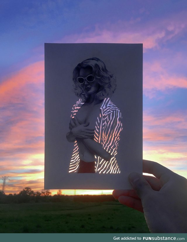 Cool sunset art