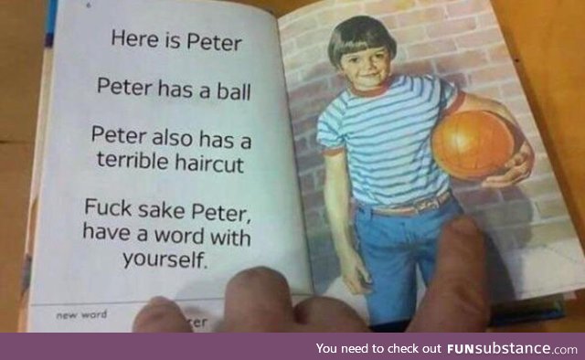 Bloody hell Peter