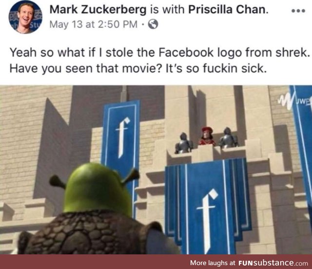 Stolen FB logo