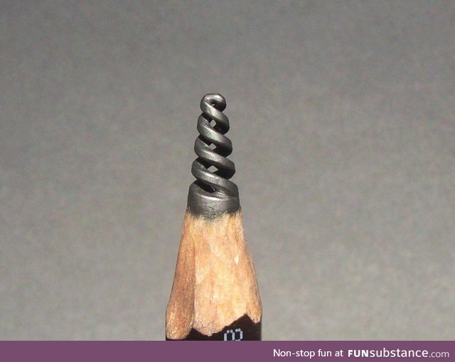 Carved pencil