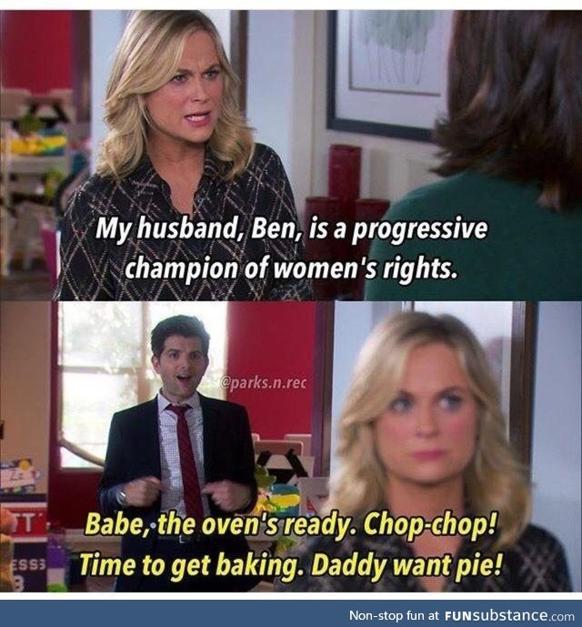 Daddy want pie