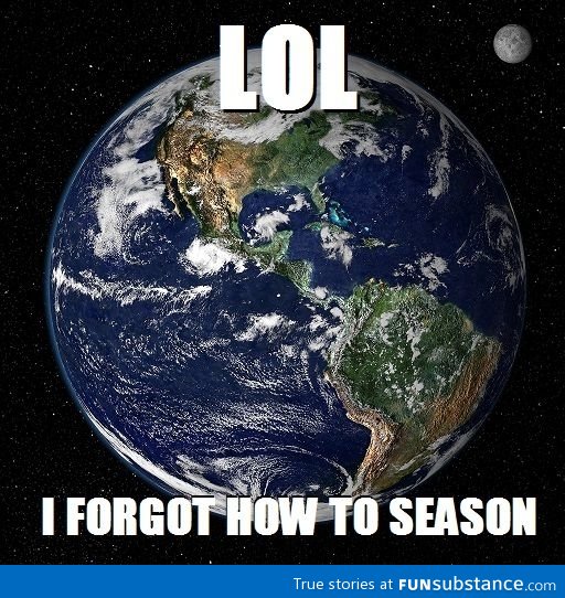 The Earth recently