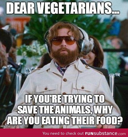 Message for vegetarians