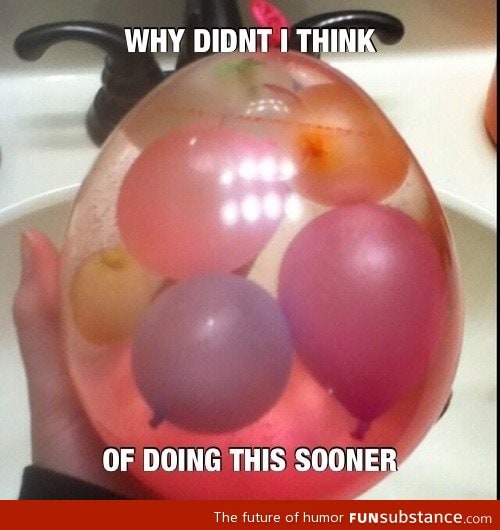Mega water balloon bomb