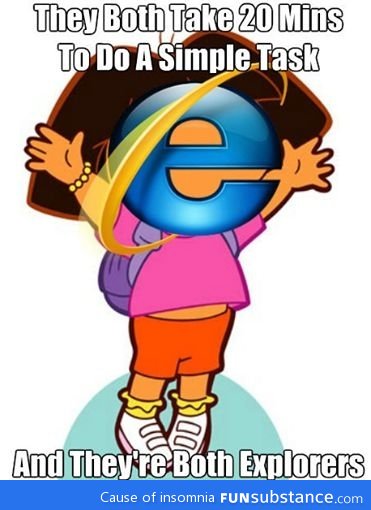 Dora the Internet Explorer