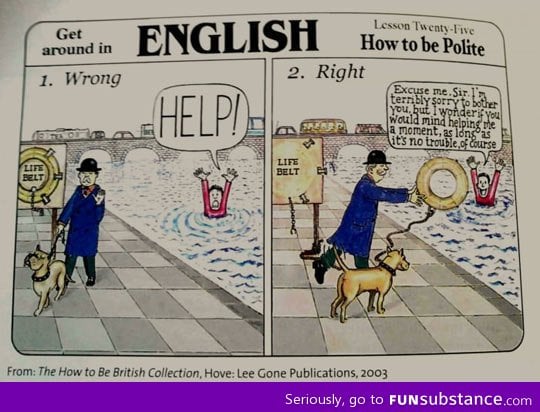 How to be british
