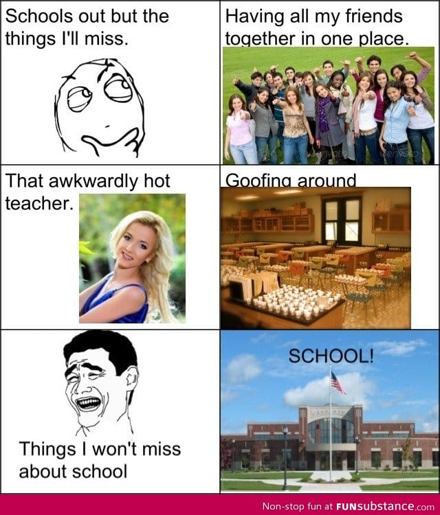 Things I miss about school